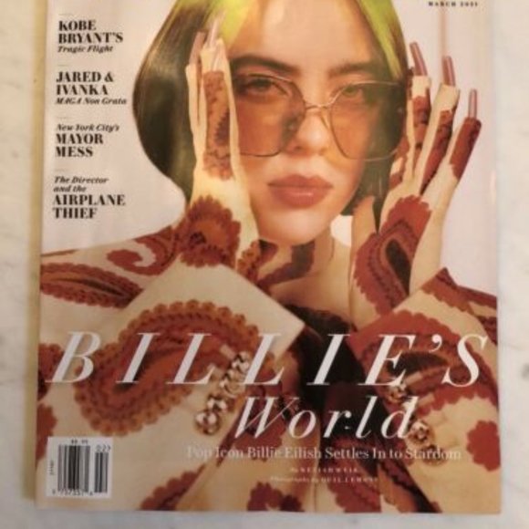 VANITY FAIR Magazine March 2021 Billie Eilish - Picture 3 of 3